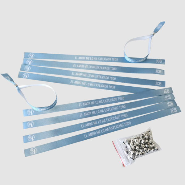 Pulsera Sublimada 310x10mm - Con cierre reutilizable
