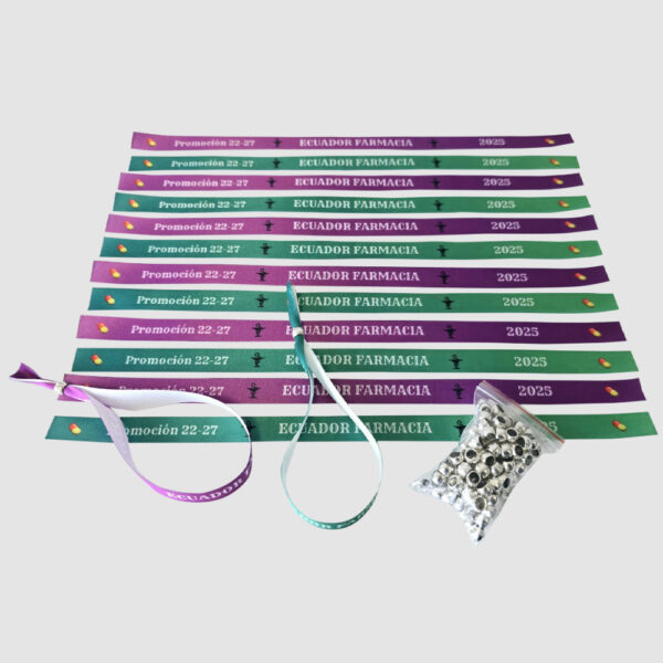 Pulsera Sublimada 310x10mm - Con cierre reutilizable - Imagen 4