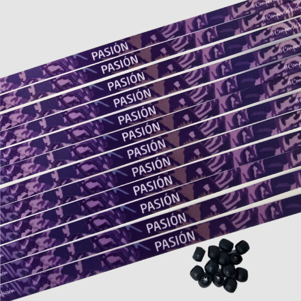 Pulsera Sublimada 310x10mm - Con cierre inviolable